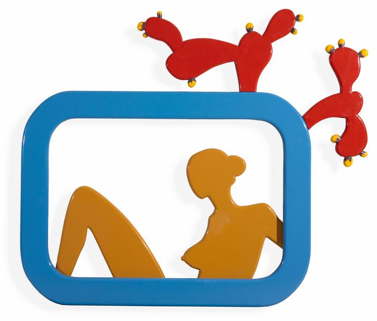 Catalogue raisonné, Claude Gilli, Femme allongée aux deux cactus — 2005