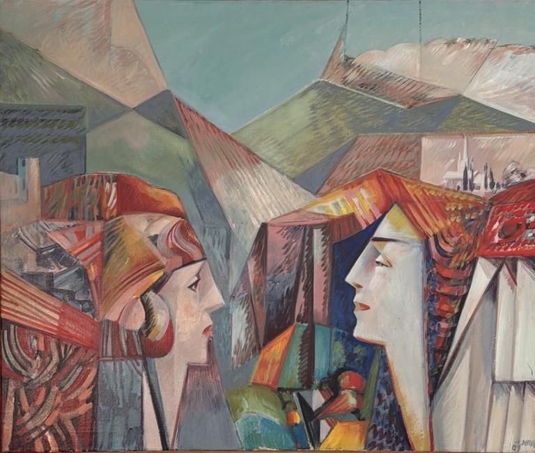 Catalogue raisonné, Adolphe Deville, La rencontre, 2001 *