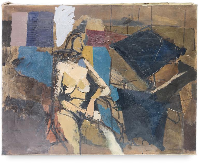 Catalogue raisonné, Michel Mousseau, Nu assis, circa 1962