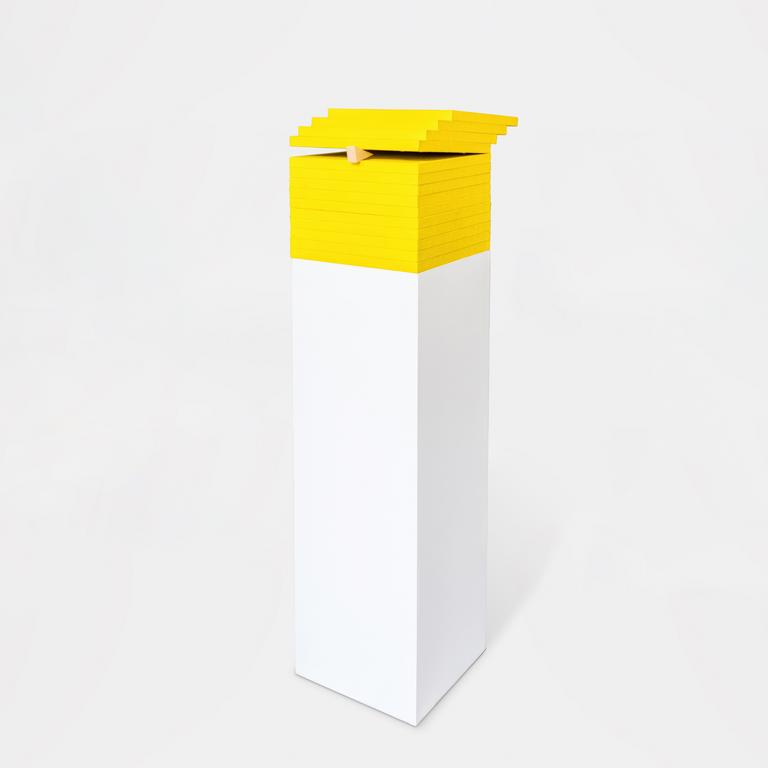 Catalogue raisonné, André Stempfel, Tableaux empilés avec coin — 2012