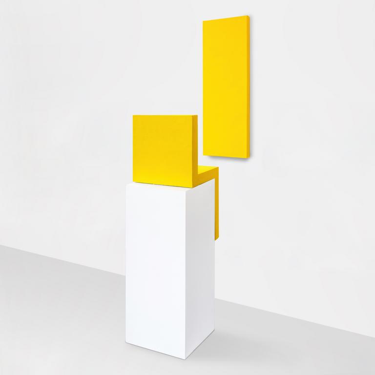 Catalogue raisonné, André Stempfel, Petit tableau assis face à son portrait — 2017