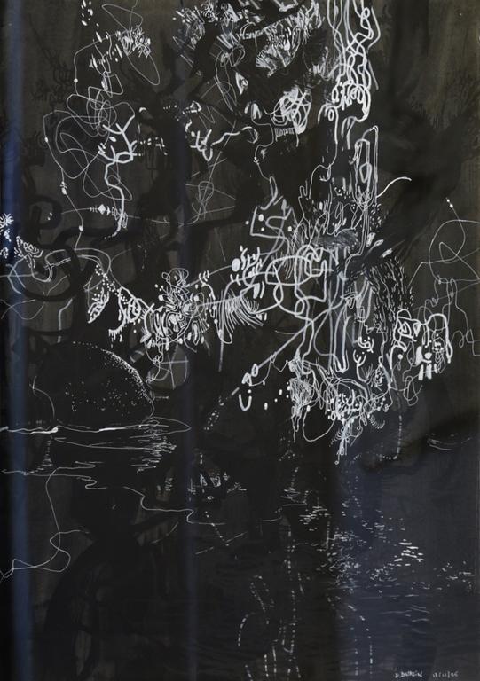 Catalogue raisonné, Daniel Boursin, light cascade — 2006