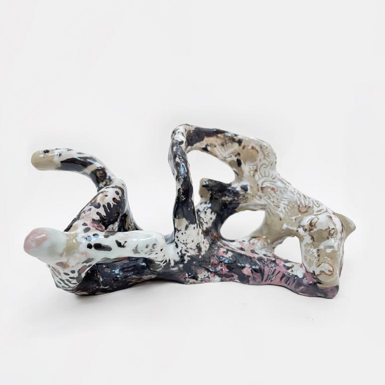 Catalogue raisonné, Daniel Boursin, stoneware black'n pink — 2021