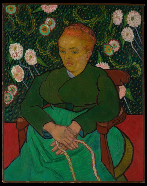Catalogue raisonné, Vincent Van Gogh, La Berceuse (Femme berçant un berceau ; Augustine-Alix Pellicot Roulin, 1851–1930) — 1889