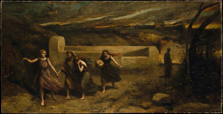 Catalogue raisonné, Camille Corot, The Burning of Sodom — 1843-1857