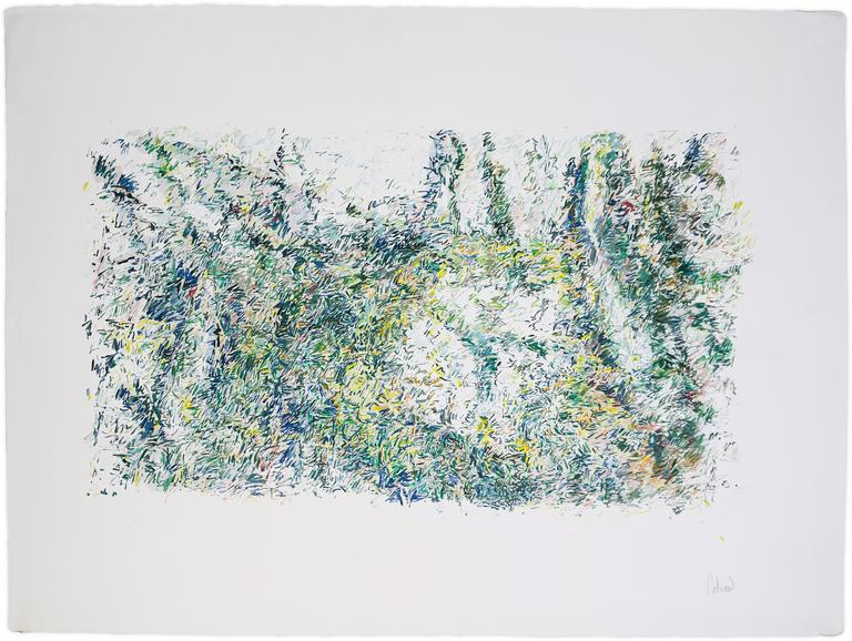 Catalogue raisonné, Bernadette Delrieu, Jardin n°02 - 1994