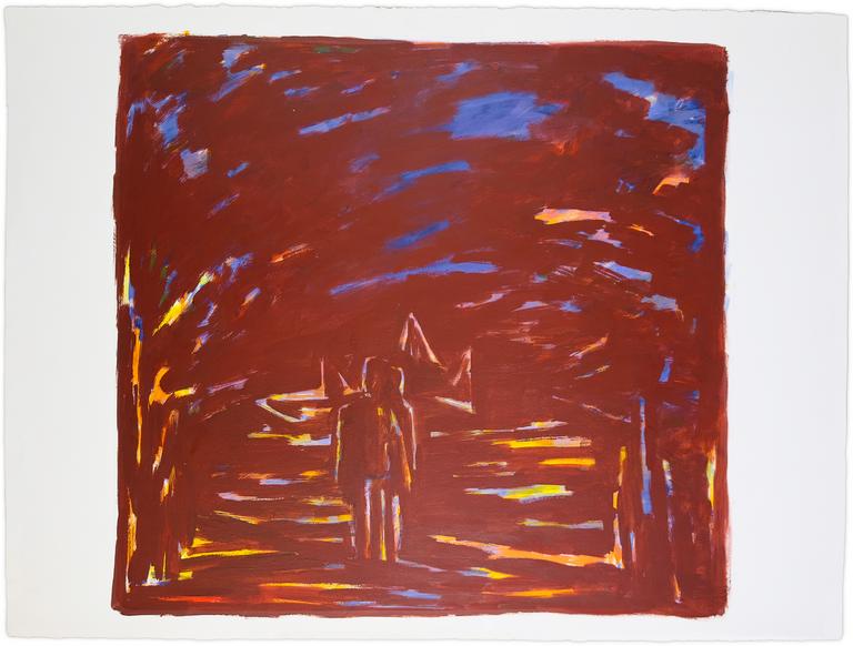 Catalogue raisonné, Bernadette Delrieu, Soir n°01 - 1993