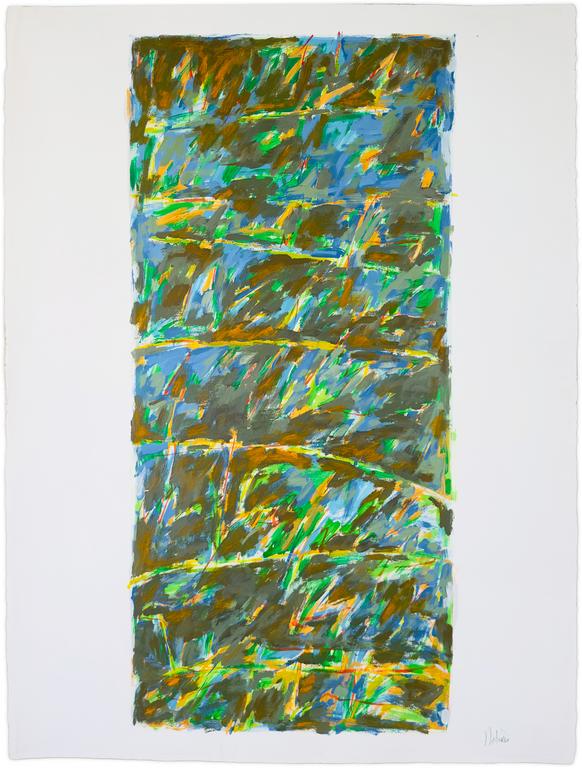 Catalogue raisonné, Bernadette Delrieu, Paysage vertical - circa 1993