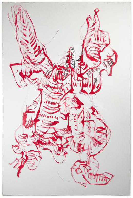 Catalogue raisonné, Jean-Jacques Lebel, Personnage rouge, circa 2020