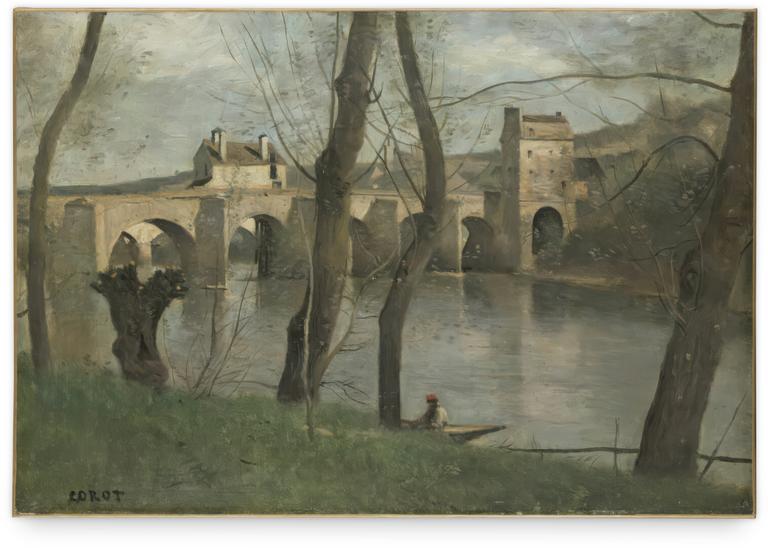 Catalogue raisonné, Camille Corot, Le pont de Mantes — circa 1868-1870