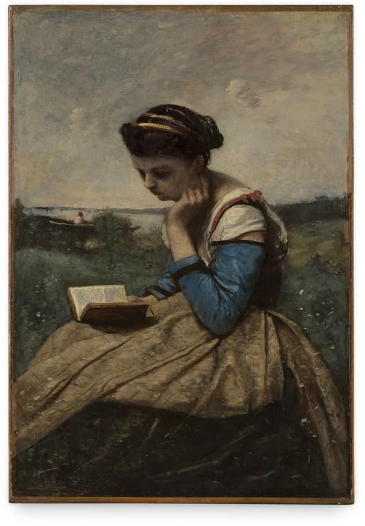 Catalogue raisonné, Camille Corot, A Woman Reading — 1869-1870