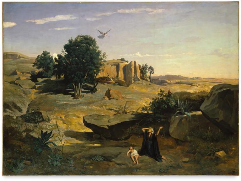 Catalogue raisonné, Camille Corot, Hagar in the Wilderness — 1835