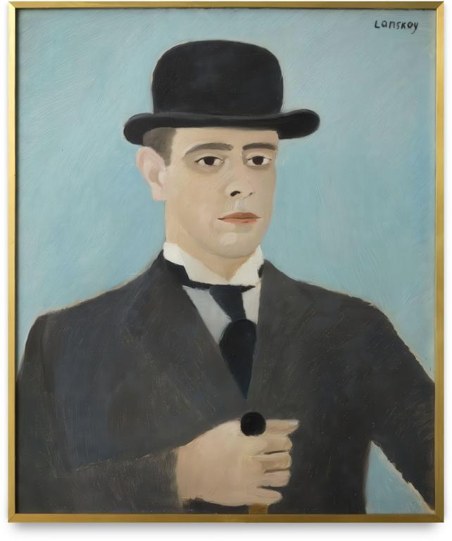 Catalogue raisonné, André Lanskoy, Autoportrait au chapeau melon, 1933