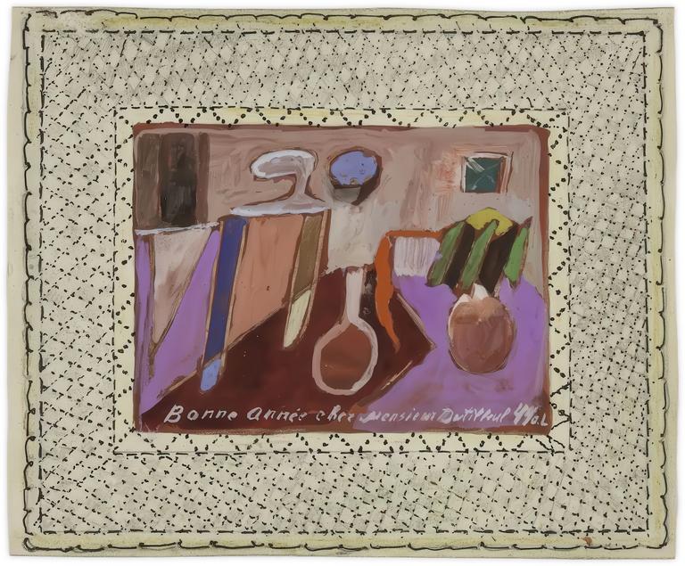 Catalogue raisonné, André Lanskoy, Bonne année cher Monsieur Dutilleul, 1943