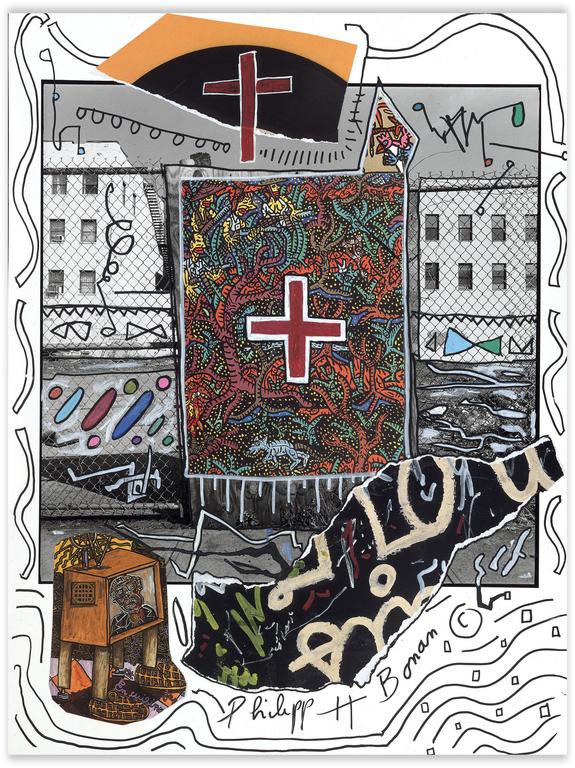 Catalogue raisonné, Philipp Hugues Bonan, Sans titre (croix rouge)