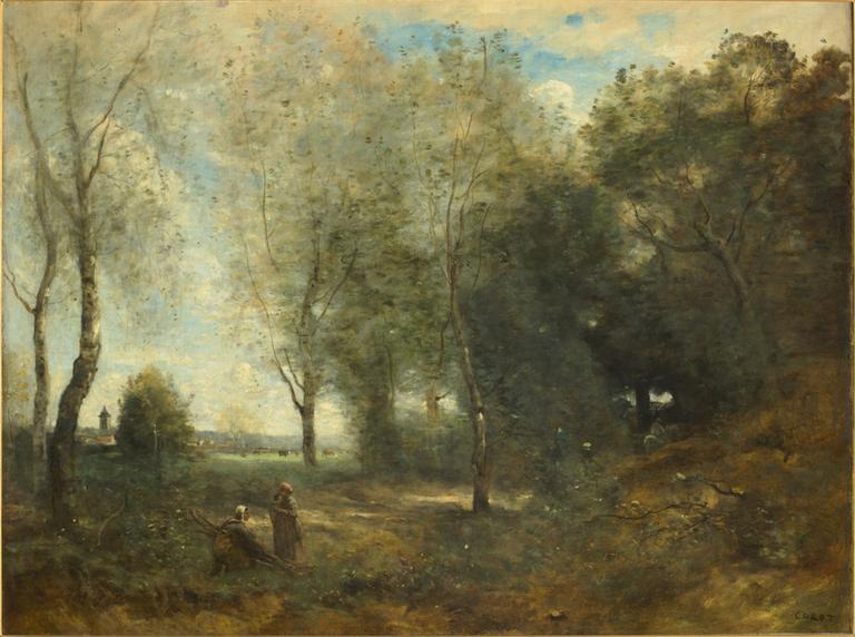 Catalogue raisonné, Camille Corot, Près d'Arras. Les bûcheronnes — 1871-1872