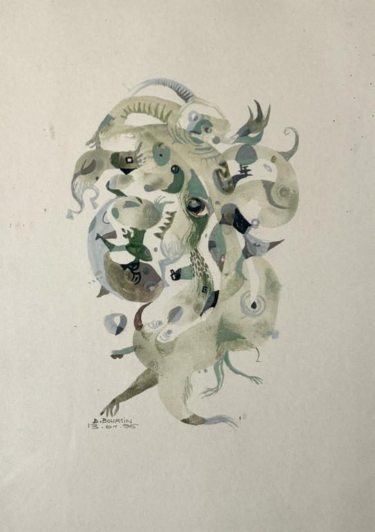 Catalogue raisonné, Daniel Boursin, charge mentale — 1996