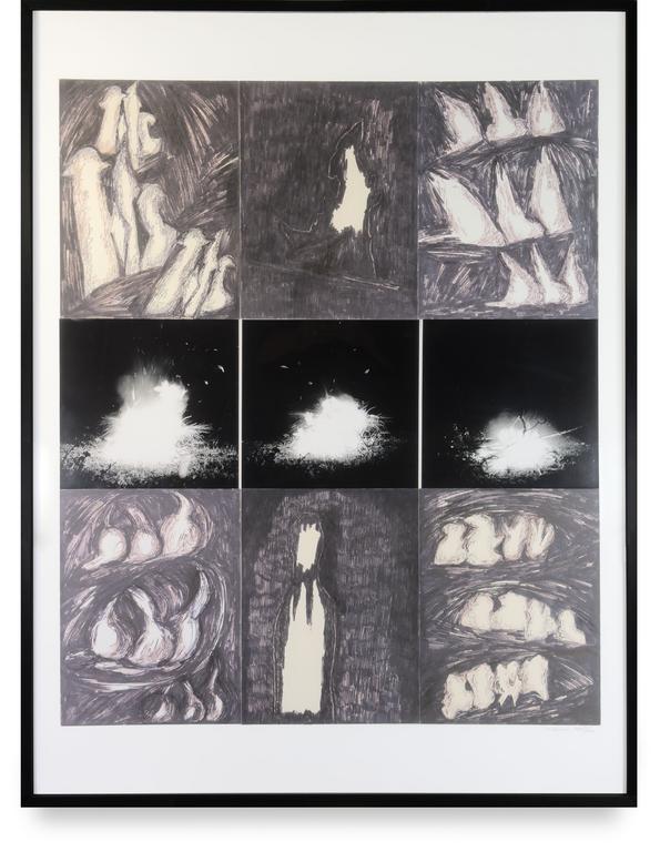 Catalogue raisonné, Bernadette Delrieu, Feux n°04 - 1992