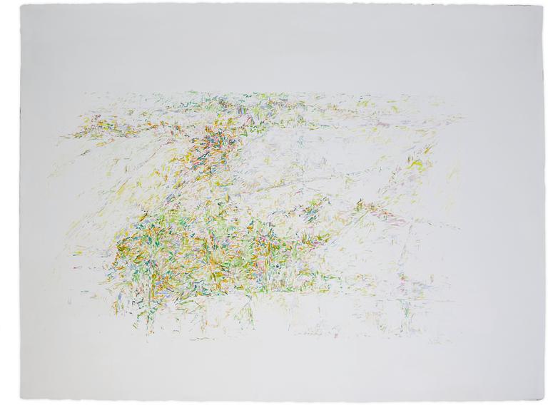 Catalogue raisonné, Bernadette Delrieu, Paysage n°02 - 1994