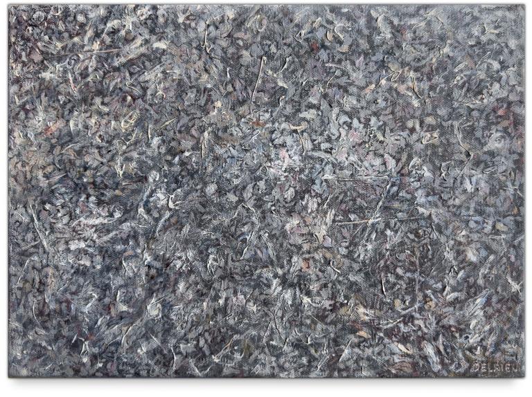 Catalogue raisonné, Bernadette Delrieu, Sol feuilles n°02- 2016