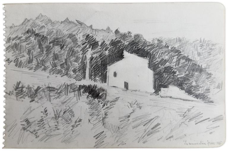 Catalogue raisonné, Bernadette Delrieu, La maison claire, Gréoux - 1987