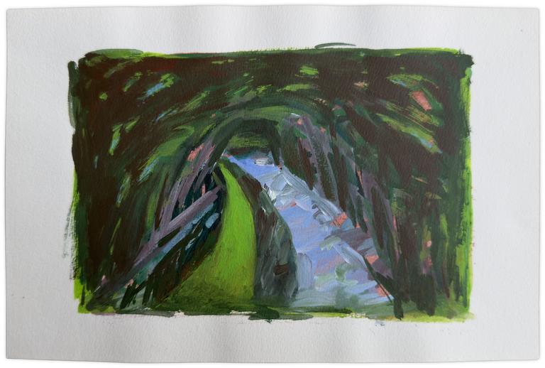 Catalogue raisonné, Bernadette Delrieu, Route près de Dinan, 1993