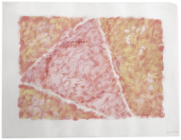 Catalogue raisonné, Bernadette Delrieu, Square triangle - 1990