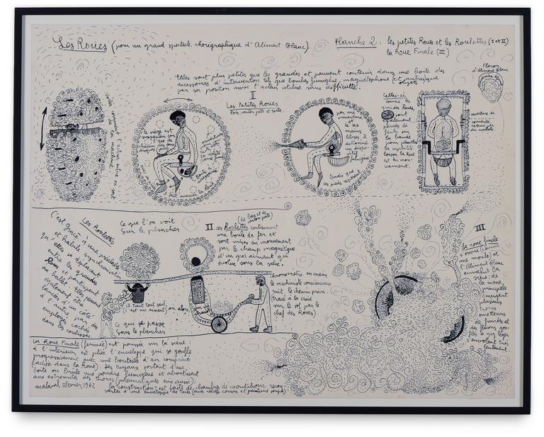 Catalogue raisonné, Robert Malaval, Les Roues (planche 2) - 1962