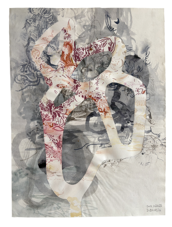 Catalogue raisonné, Daniel Boursin, garance et gris — 2025