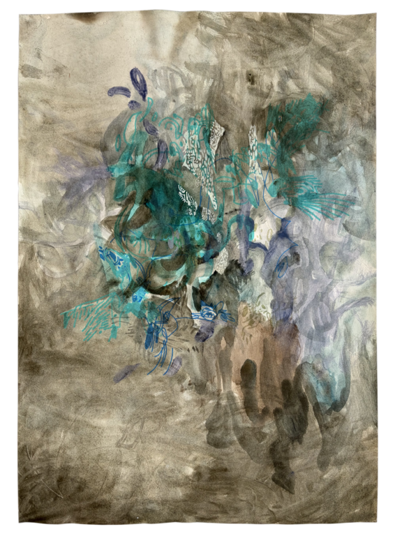 Catalogue raisonné, Daniel Boursin, deep turquoise ocre — 2017