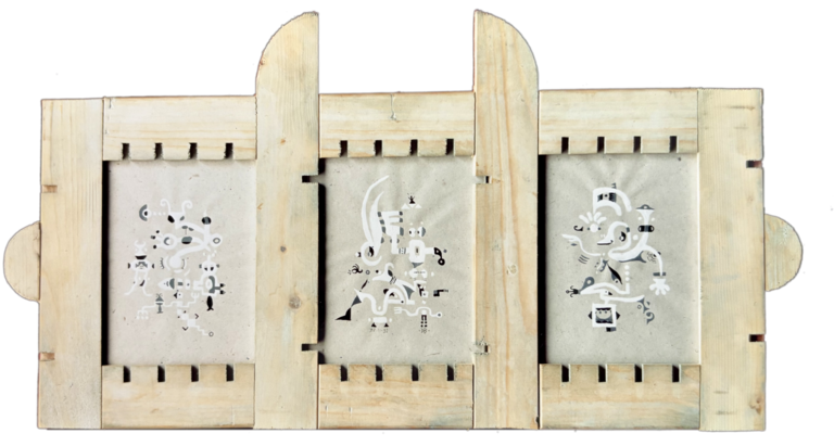 Catalogue raisonné, Daniel Boursin, triple buse — 1992