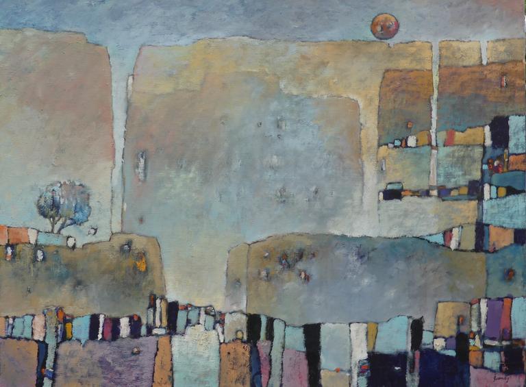 Catalogue raisonné, Abdelkader Guermaz, Entre ciel et terre — 1980