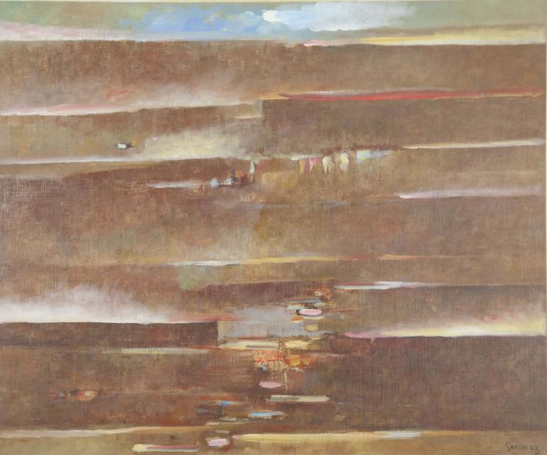 Catalogue raisonné, Abdelkader Guermaz, Signe terre — 1980