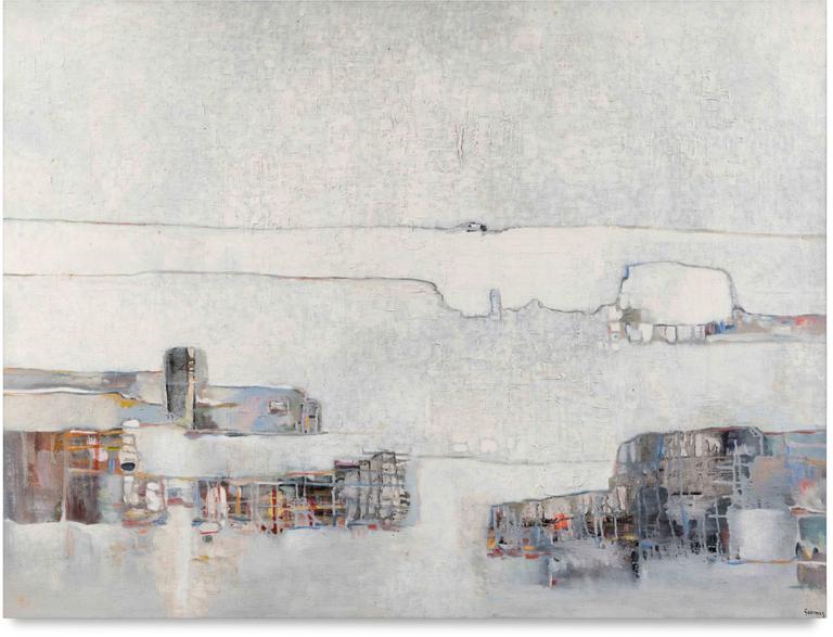 Catalogue raisonné, Abdelkader Guermaz, Paysage biblique — 1976