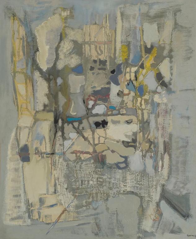 Catalogue raisonné, Abdelkader Guermaz, Composition - 1960
