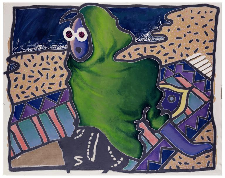 Catalogue raisonné, Daniel Boursin, titou green hood — circa 1988