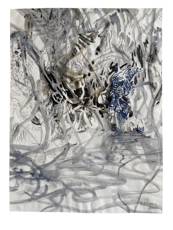 Catalogue raisonné, Daniel Boursin, relief bleu gris — 2024