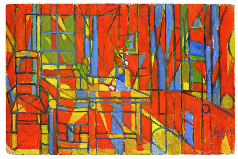 Catalogue raisonné, Hans Seiler, Intérieur rouge II, 1946
