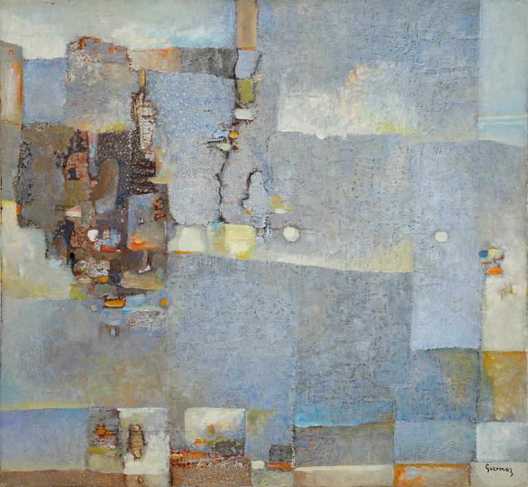 Catalogue raisonné, Abdelkader Guermaz, Frétillement bleu — 1982