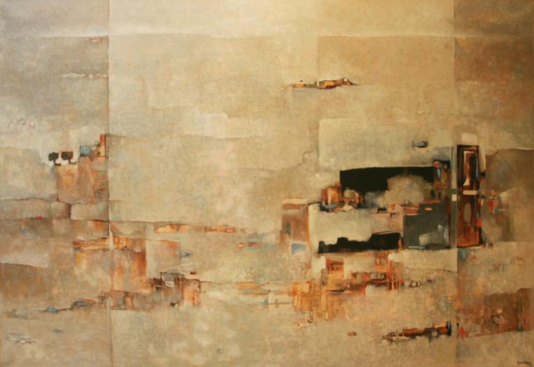 Catalogue raisonné, Abdelkader Guermaz, La porte étroite — 1980