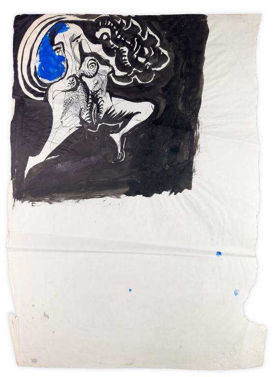 Catalogue raisonné, Jean-Jacques Lebel, Portrait de Théa - circa 1957