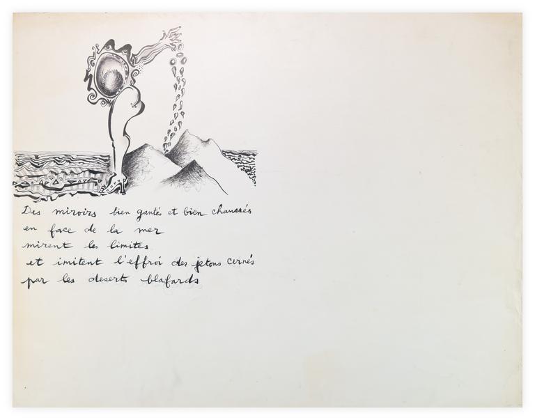 Catalogue raisonné, Jean-Jacques Lebel, Dessin-poème - 1955