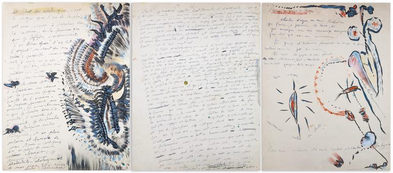 Catalogue raisonné, Jean-Jacques Lebel, Il pleut, avec Charles Estienne - 1957