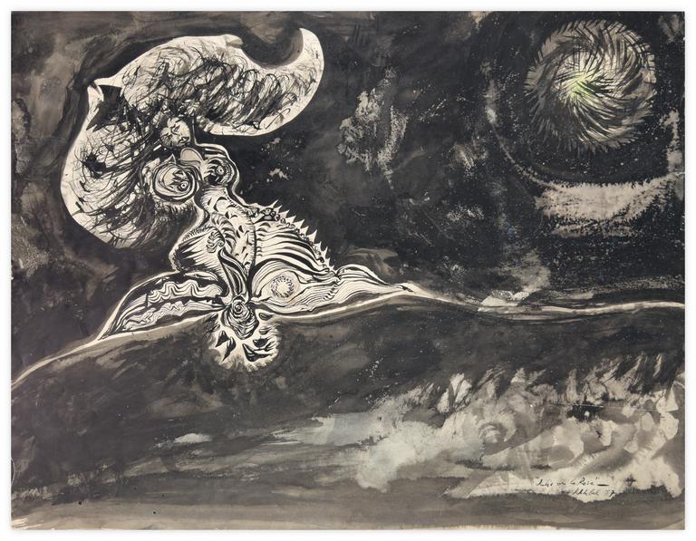 Catalogue raisonné, Jean-Jacques Lebel, Julie ou la rose - 1957