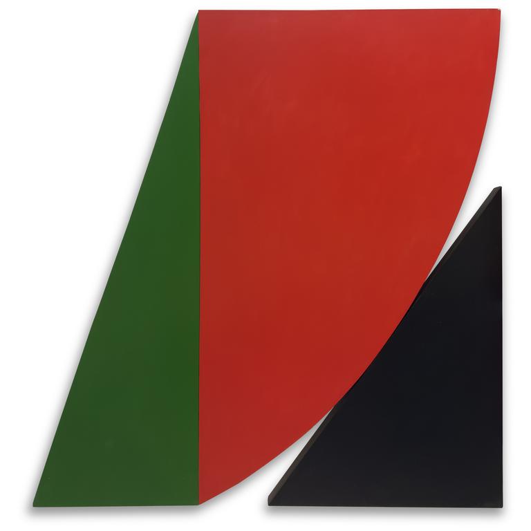 Catalogue raisonné, Joël Froment, Sans titre (vert rouge noir blanc) — 2012