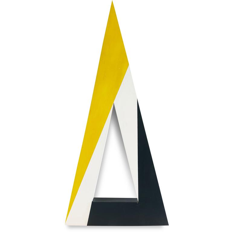 Catalogue raisonné, Joël Froment, Triangle ouvert (Jaune blanc noir)