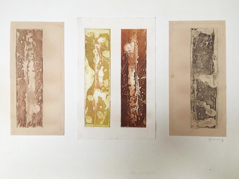 Catalogue raisonné, Abdelkader Guermaz, Collage essai à l'encre