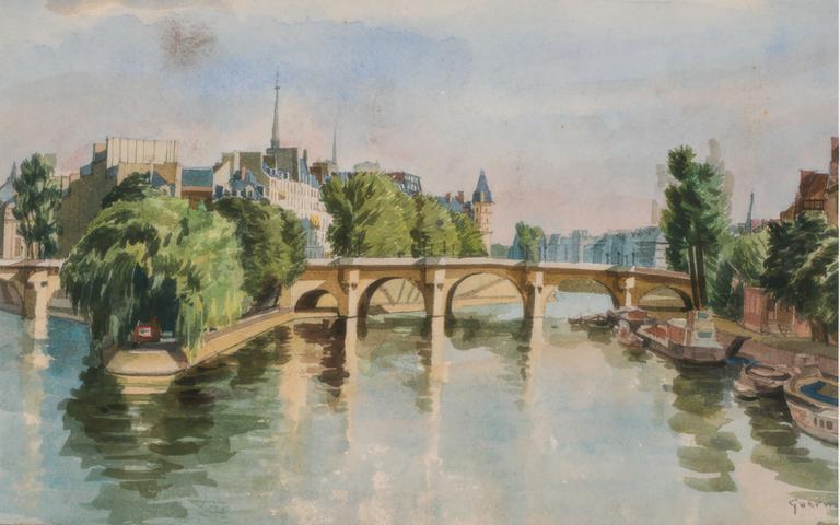 Catalogue raisonné, Abdelkader Guermaz, Pont Neuf