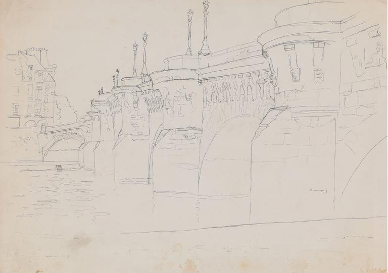 Catalogue raisonné, Abdelkader Guermaz, Pont neuf