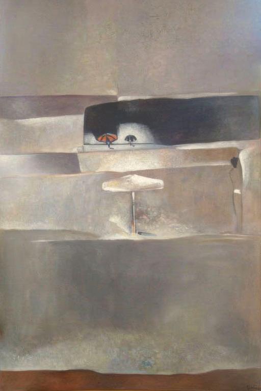 Catalogue raisonné, Abdelkader Guermaz, La plage — 1976